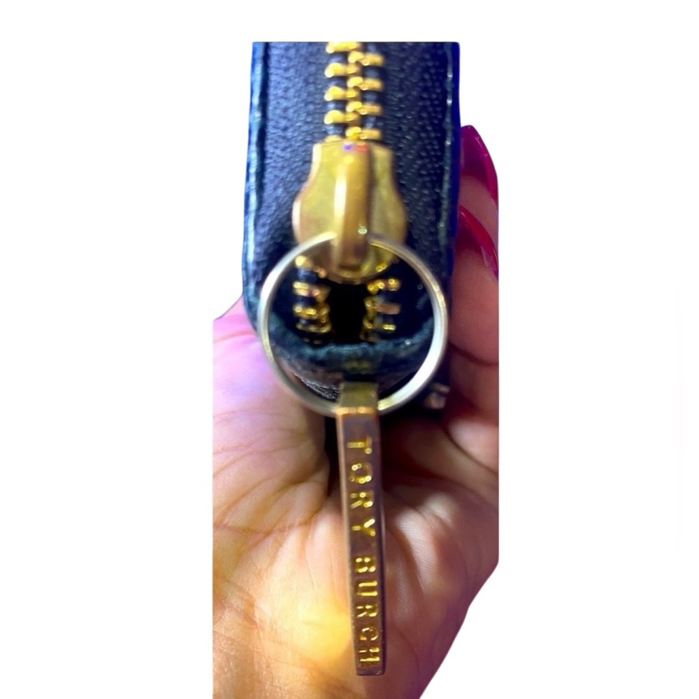 Tory Burch Python Snakeskin Leather Full Zip Cont… - image 6